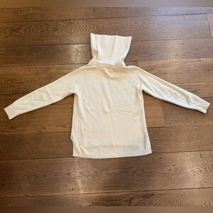 Madewell Cream Convertible Neck Cashmere Sweater (Turtleneck and Crew Neck)